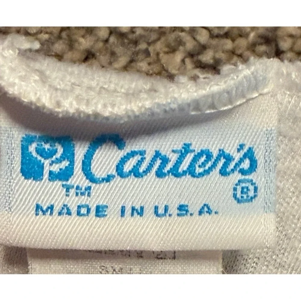 Vintage Carter's Baby Sleeper‎ Footed Duck Nautical USA 0-3 Months